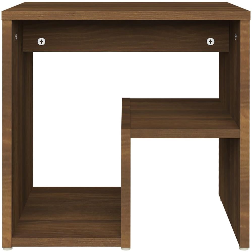 Comodino Rovere Marrone 40x30x40 Cm In Legno Multistrato - Foto 2