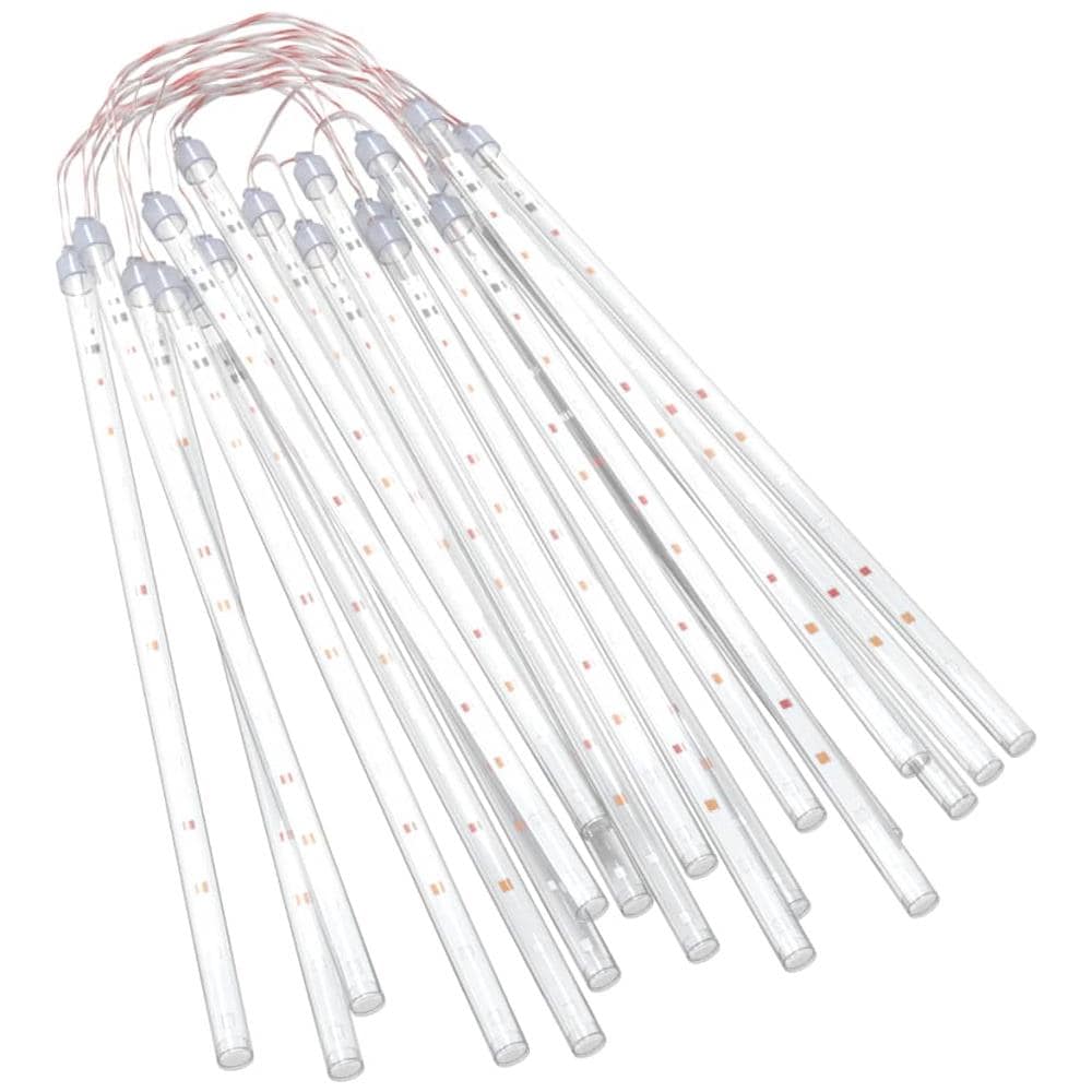Luci Meteoriche 20pz 30cm Colorate 480 LED Interni Esterni - Foto 3