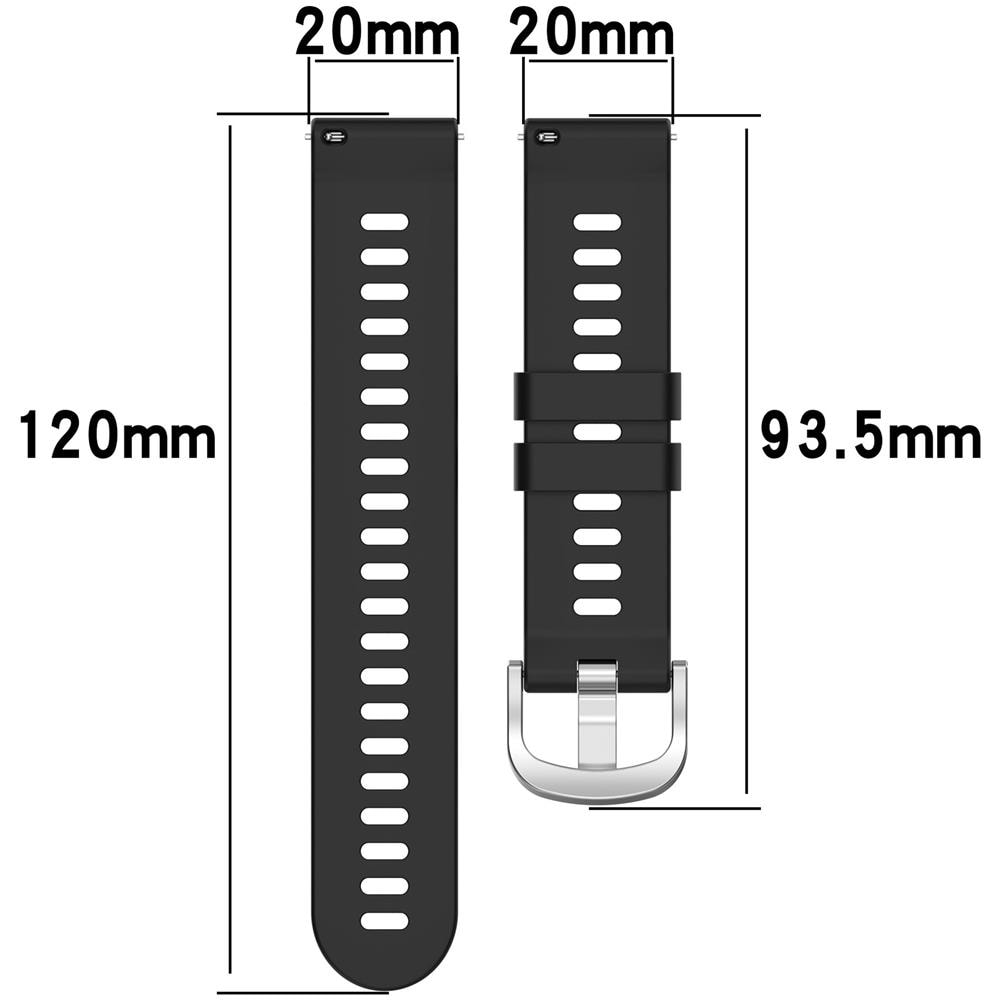 Cinturino In Silicone Per Orologio Grey - Foto 4