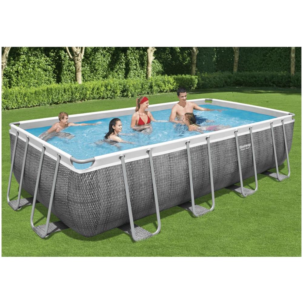Power Steel Set Piscina Rettangolare 549x274x122 Cm - Foto 1