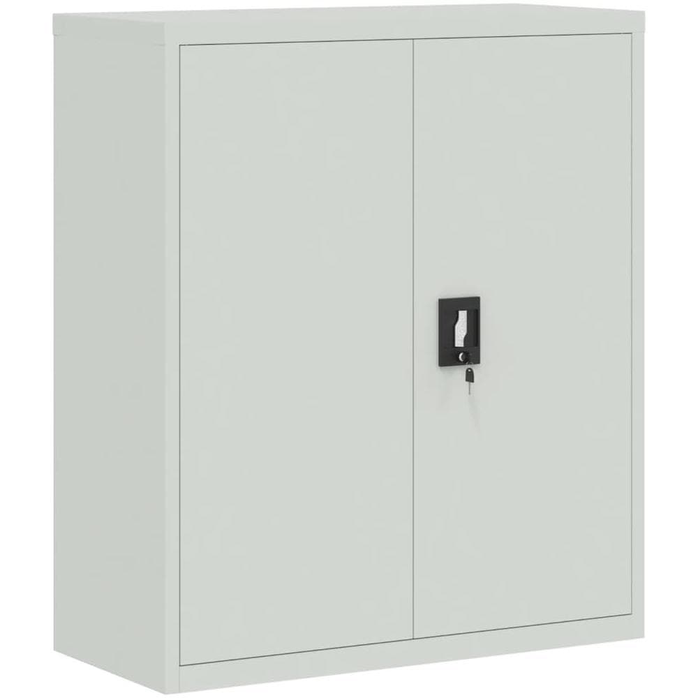 Armadio Classificatore Grigio Chiaro 90x40x105 cm in Acciaio - Foto 2
