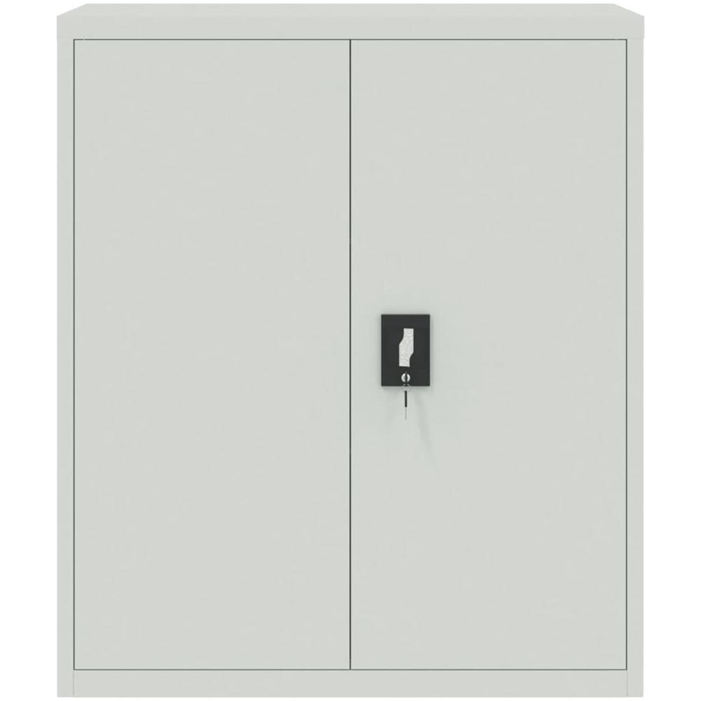 Armadio Classificatore Grigio Chiaro 90x40x105 cm in Acciaio - Foto 3