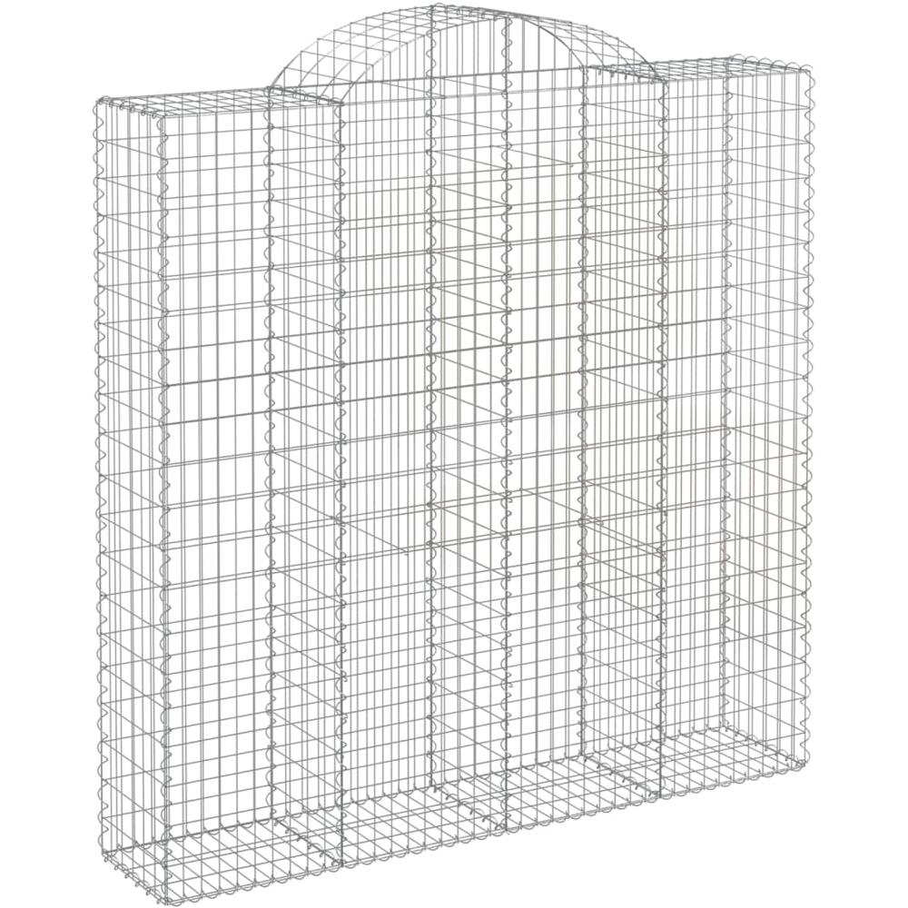 Cesti Gabbioni Ad Arco 2 Pz 200x50x200/220 Cm Ferro Zincato - Foto 3