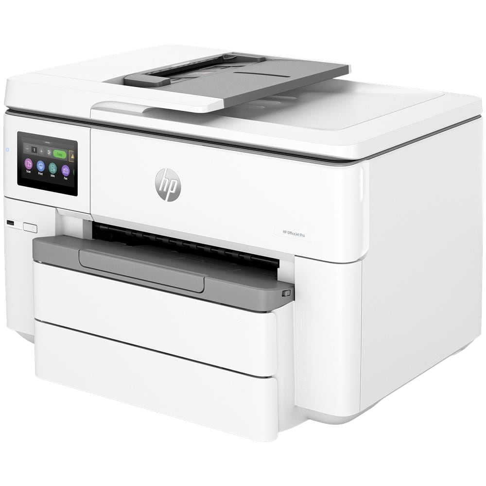OfficeJet Pro Stampante multifunzione per grandi formati 9730e, Colore, Stampante per Piccoli uffici, Stampa, copia, scansione, +; idonea a Instant Ink; wireless; Stampa fronte /retro; stampa da smartphone o tablet; alimentatore automatico di documenti; porta unità flash USB anteriore; Scansione verso e-mail; Scansione verso PDF; touchscreen; Modalità silenziosa - Foto 2