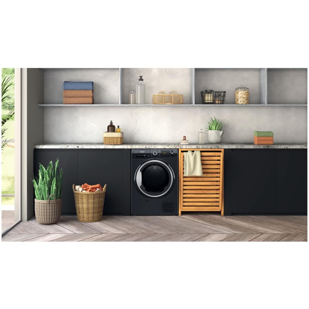 Asciugatrice NTSM1193BLACK 9 Kg Classe A+++ a Condensazione con Pompa di Calore Colore Nero - Foto 5