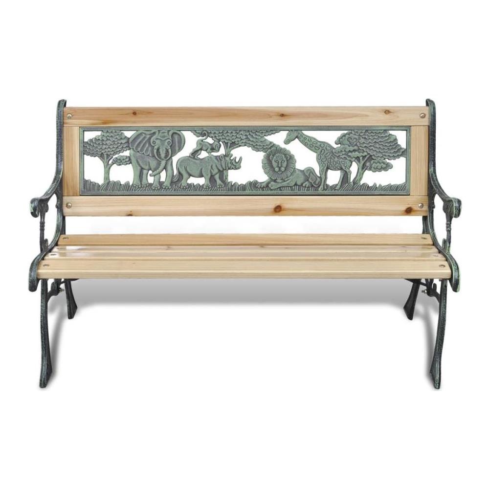 Panchina da Giardino per Bambini 84 cm in Legno - Foto 2