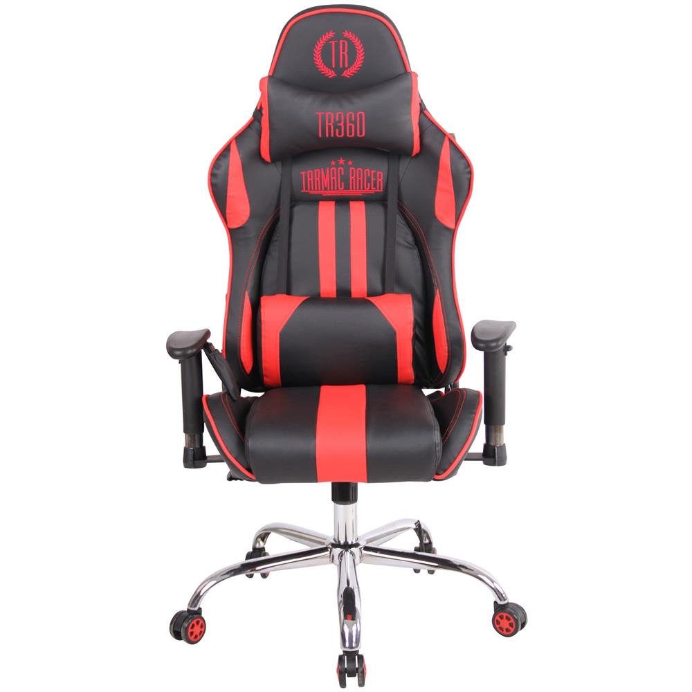 Sedia Ufficio Massaggiante E Riscaldata Limit XM in Similpelle I Poltrona Racing Scrivania Schienale Reclinabile I Poltrona Relax Gamer Nero / Rosso - Foto 2