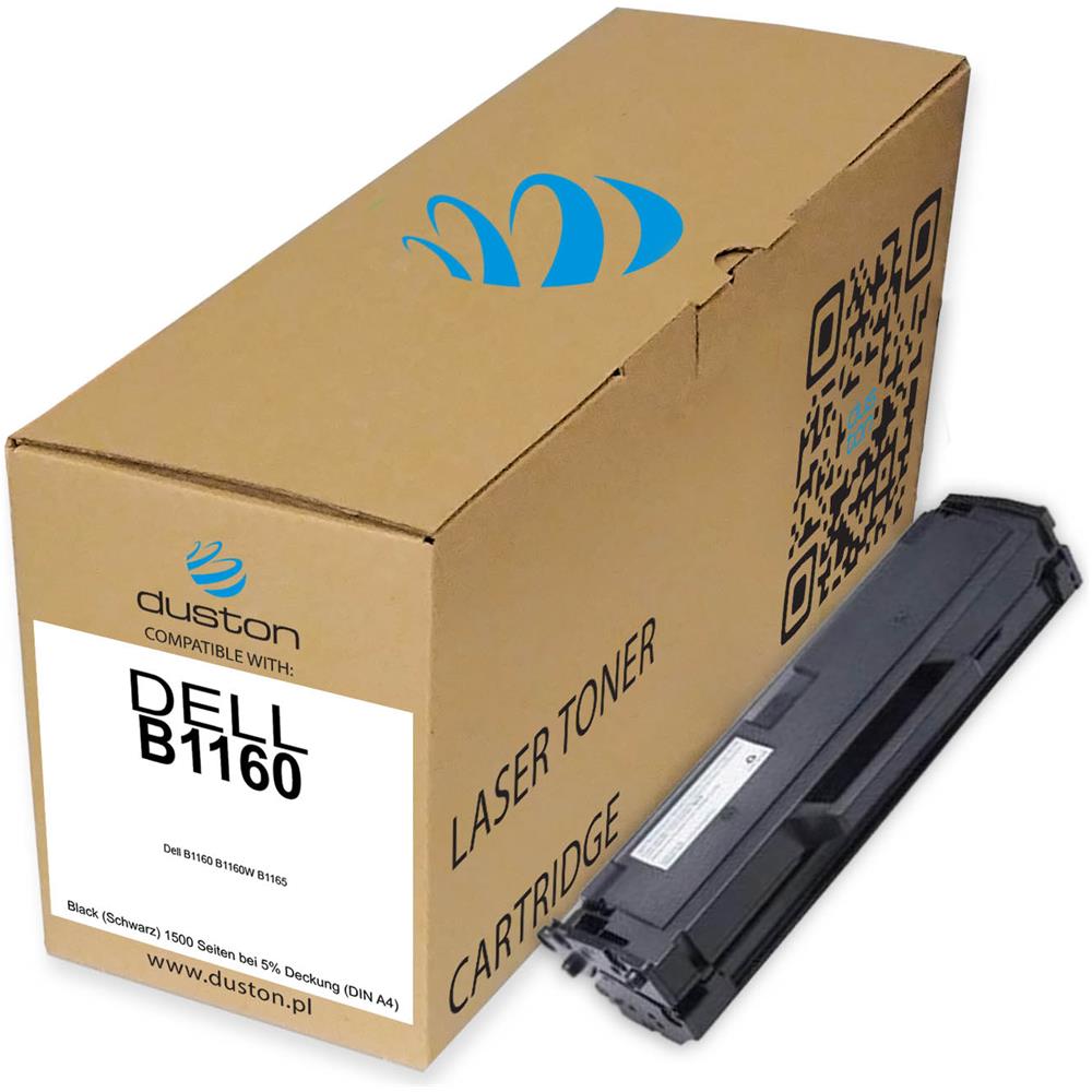TONER COMPATIBILE - B1160, 593-11108 Negro Compatible Con Dell B1160 B1160w B1165 - Foto 2