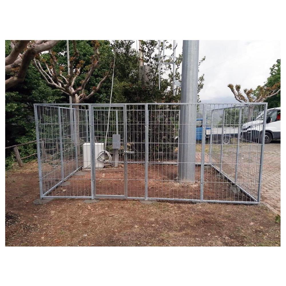 Box Per Cani Singolo Da Esterno Recinzione In Rete Zincatura Elettrolitica Dimensioni 400 X 300 X H 180 Cm - Foto 2