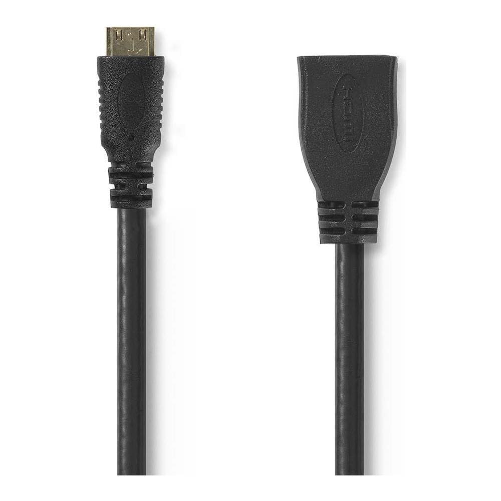 CVGP34590BK02 cavo HDMI 0,2 m HDMI Type C (Mini) HDMI tipo A (Standard) Nero - Foto 1