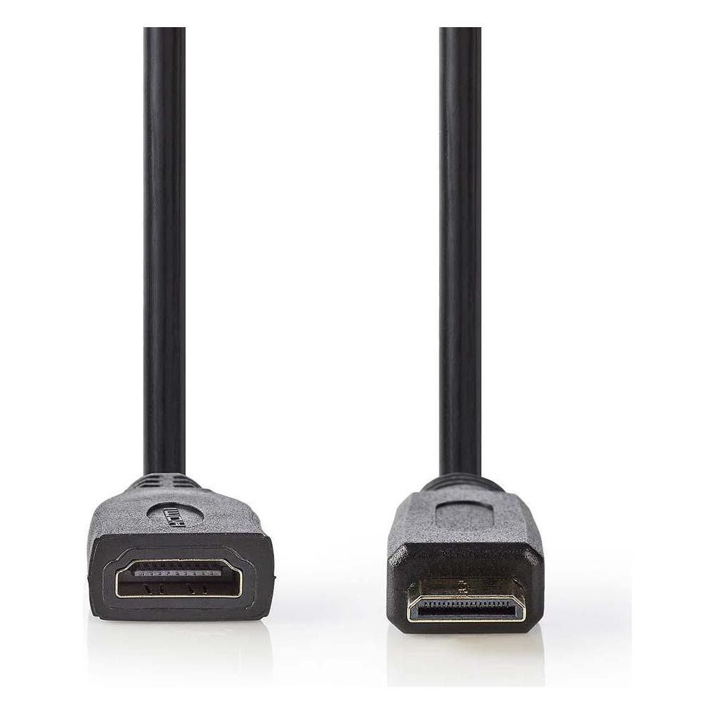CVGP34590BK02 cavo HDMI 0,2 m HDMI Type C (Mini) HDMI tipo A (Standard) Nero - Foto 2