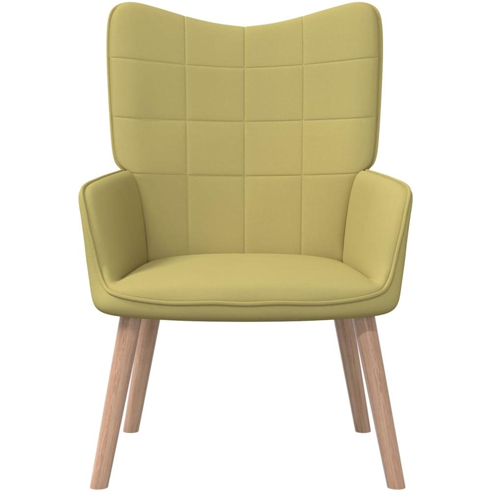 Poltrona Relax Con Sgabello 62x68,5x96 Cm Verde In Tessuto - Foto 3