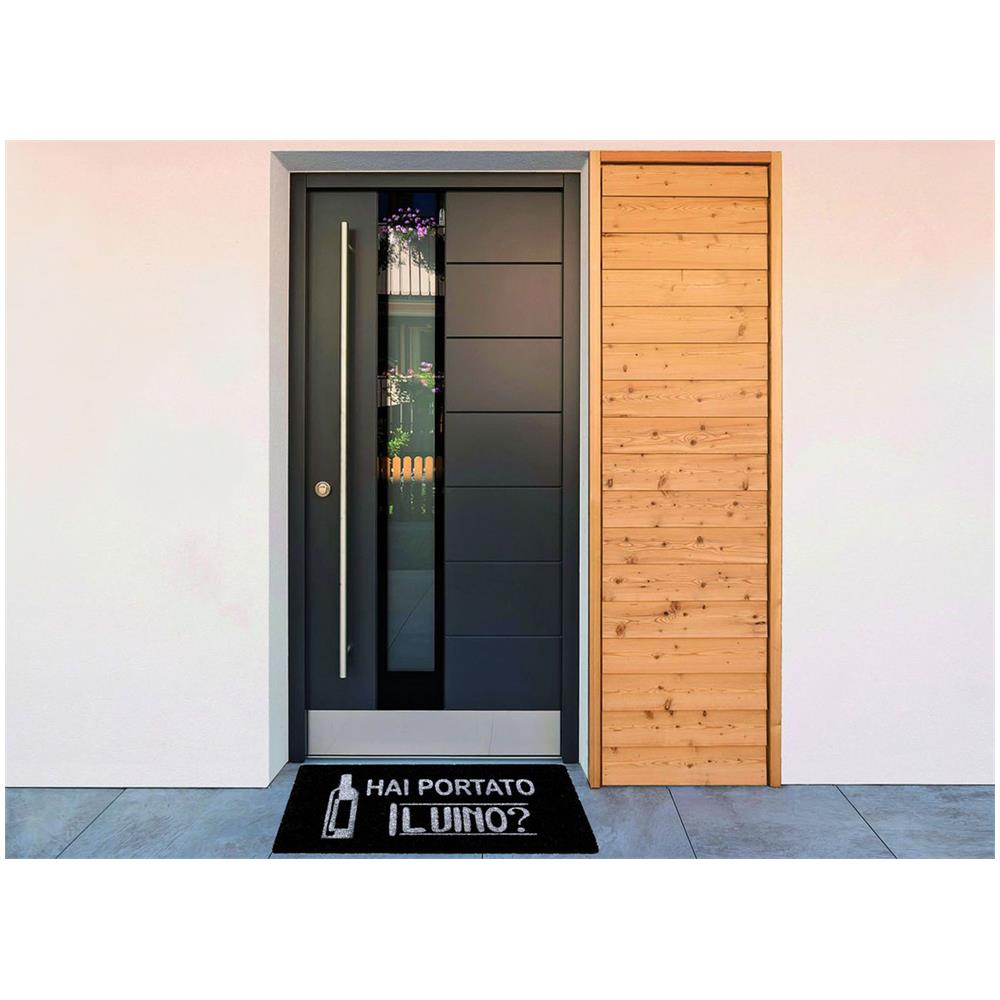 Zerbini Entrata Ingresso Casa Da Esterno Antiscivolo In Cocco Varie Fantasie 70x40 Vino - Foto 4