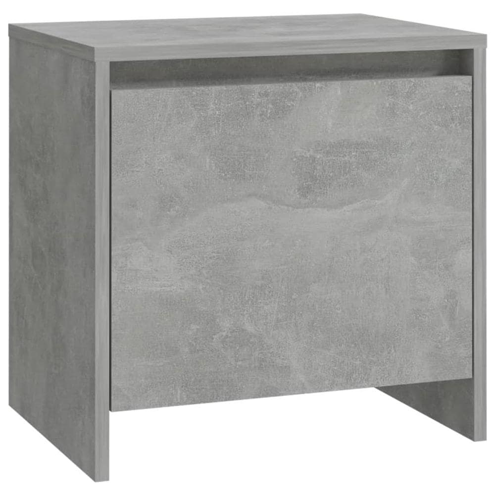 Comodino Grigio Cemento 45x34x44,5 cm in Truciolato - Foto 2