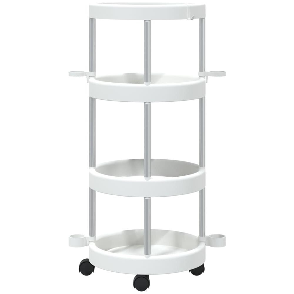 Carrello Per La Pulizia Con Cesti Di Stoccaggio In Alluminio - Foto 3