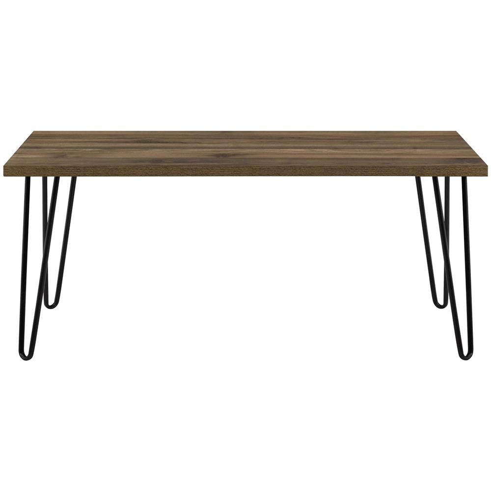 Owen Tavolino Rettangolare In Truciolare Laminato Noce - Foto 2