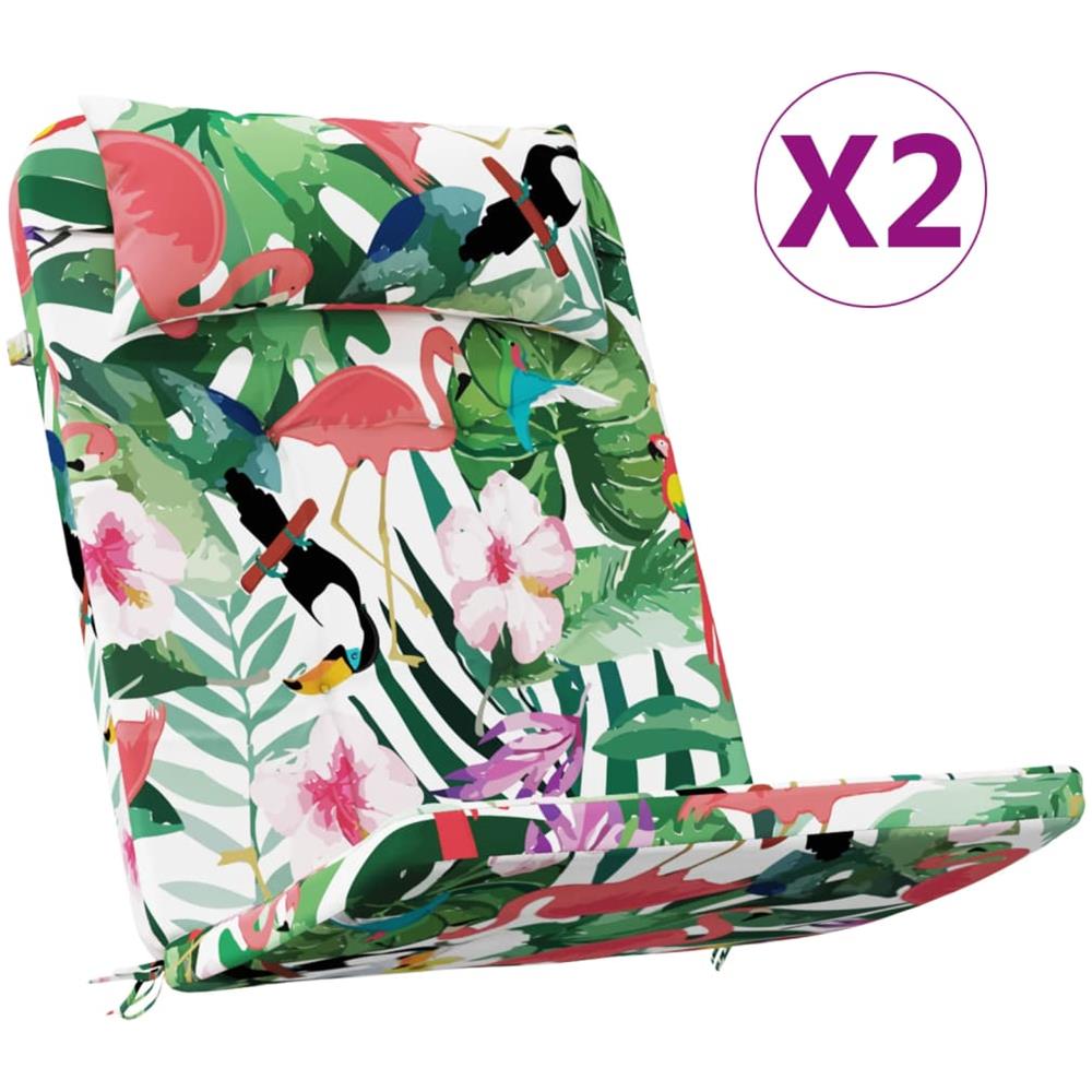 Cuscini Per Sedia Adirondack 2pz Multicolore In Tessuto Oxford - Foto 2