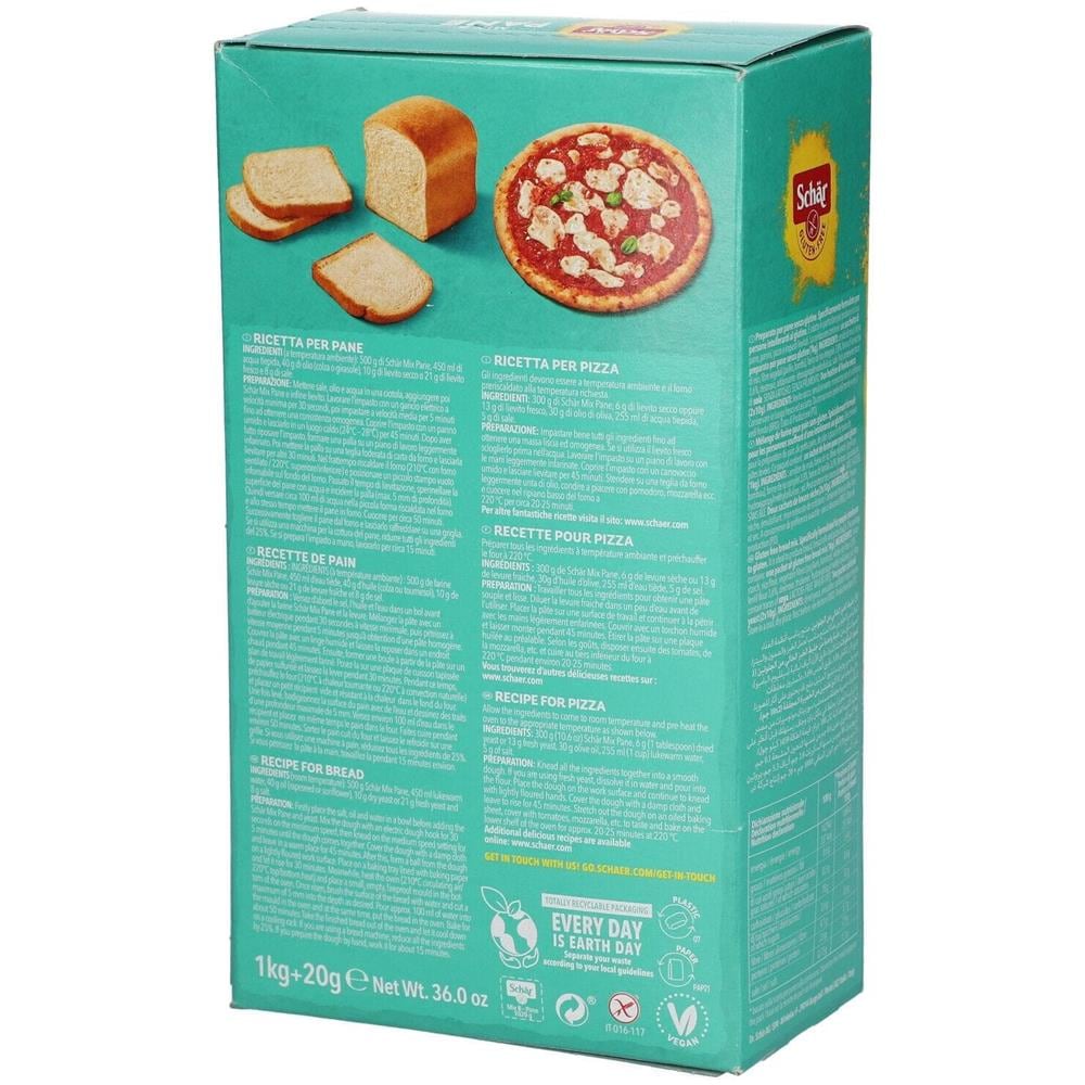 Mix B Preparato Pane Senza Lattosio 1 kg + 20 g - Foto 2