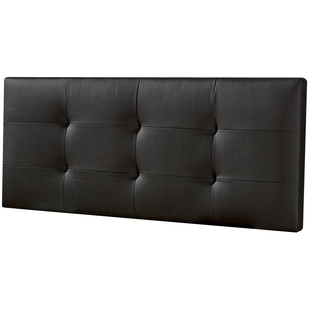 Testiera Di Letto Di Pelle Sintetica Carla 160x60 Nero - Foto 1