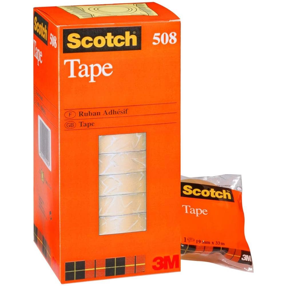 Post-it - Nastro Trasparente Adesivo Acrilico 19mmx3 (8 Pz)  - Foto 1