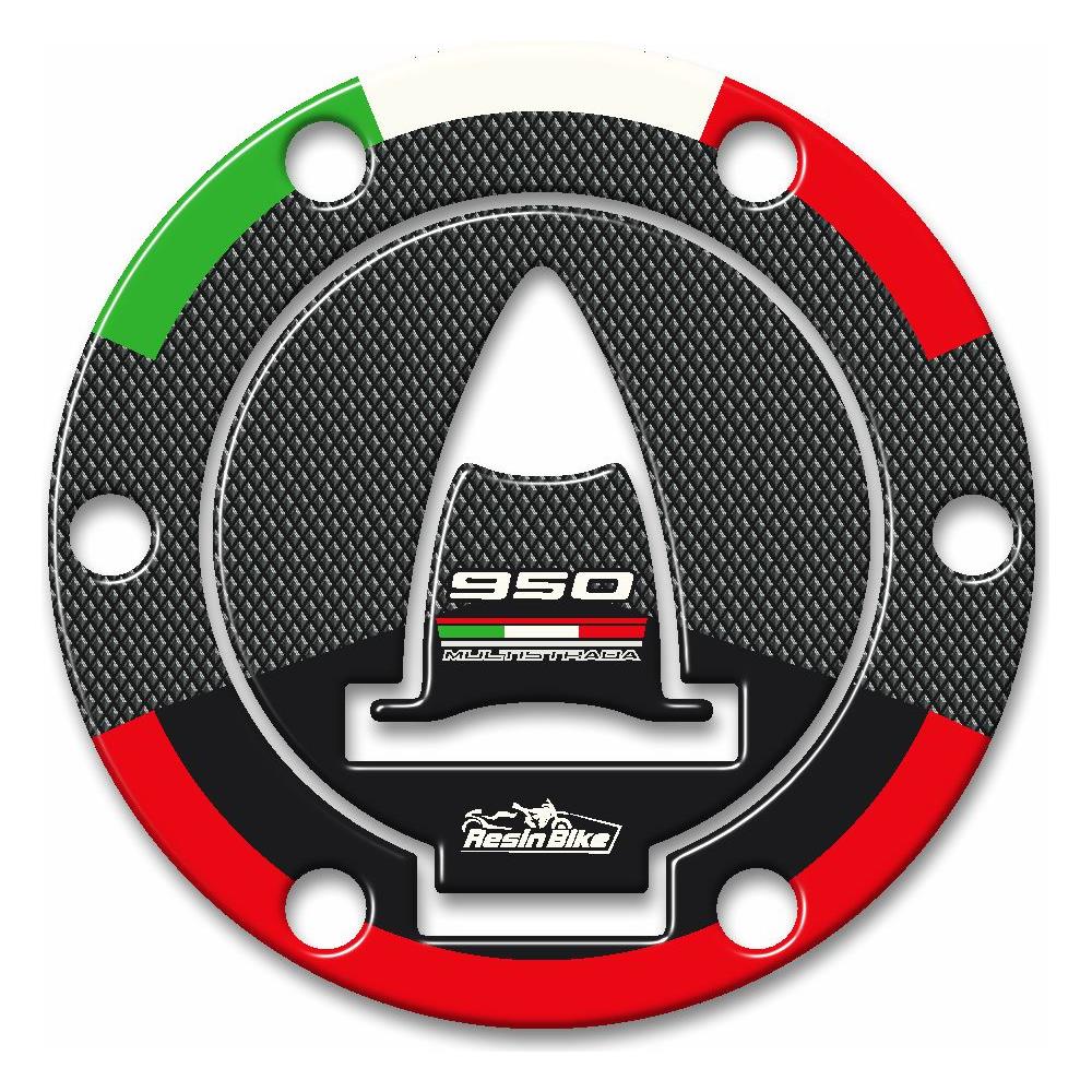 PROTEZIONE TAPPO BENZINA RESINA 3D COMPATIBILE CON DUCATI Panigale V2 GP-693