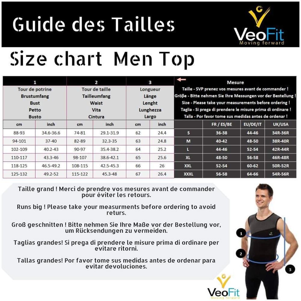 Canotta Uomo Sudorazione E Compressione - Tonifica La Pancia E Rifinisce La Vita Taglie - M - Foto 7