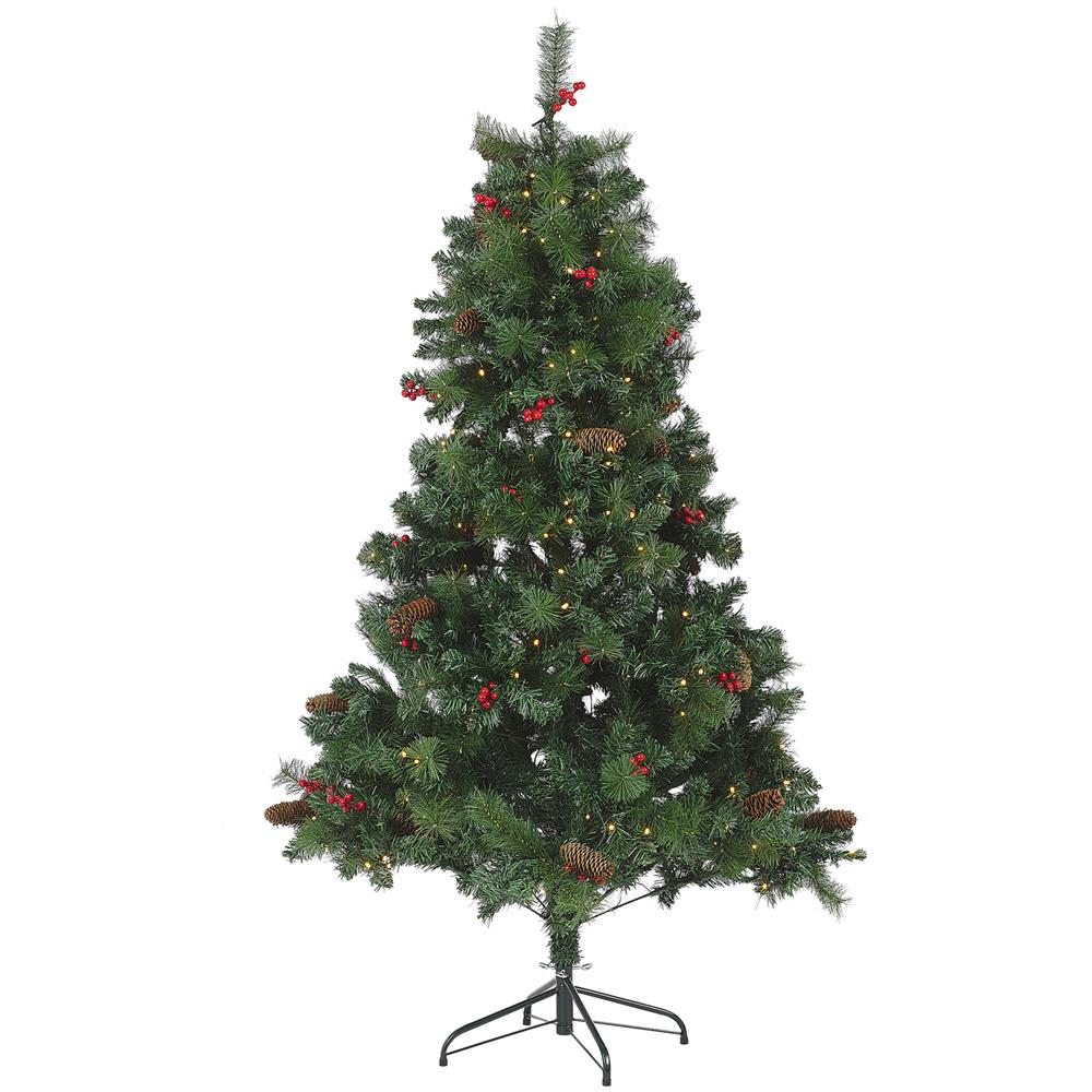 Albero Di Natale Pre-illuminato Verde 180 Cm Jacinto - Foto 1