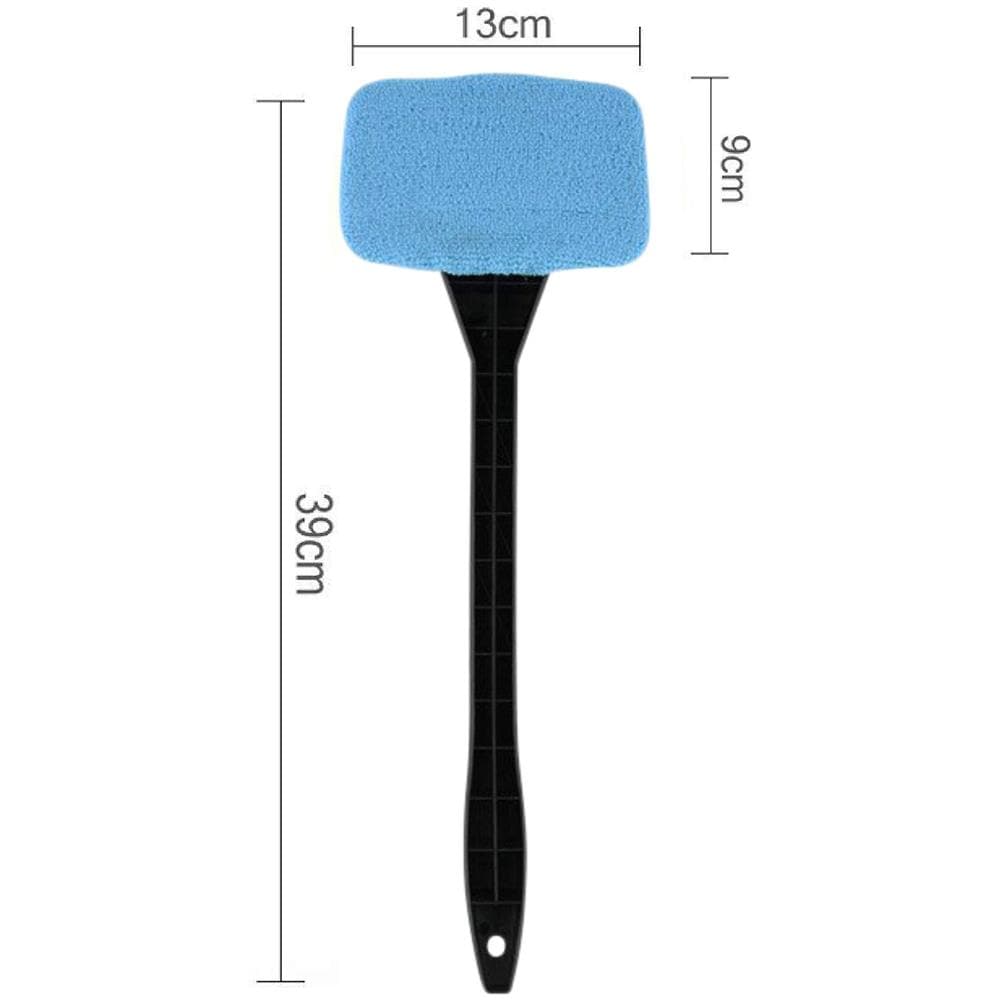 Auto Manico Lungo In Microfibra Parabrezza Cleaner Rimozione Panno Disappannatore Rilievo Allinterno Glass Window Cleaning Nebbia Umidit (pacchetto Di 2)  - Foto 2