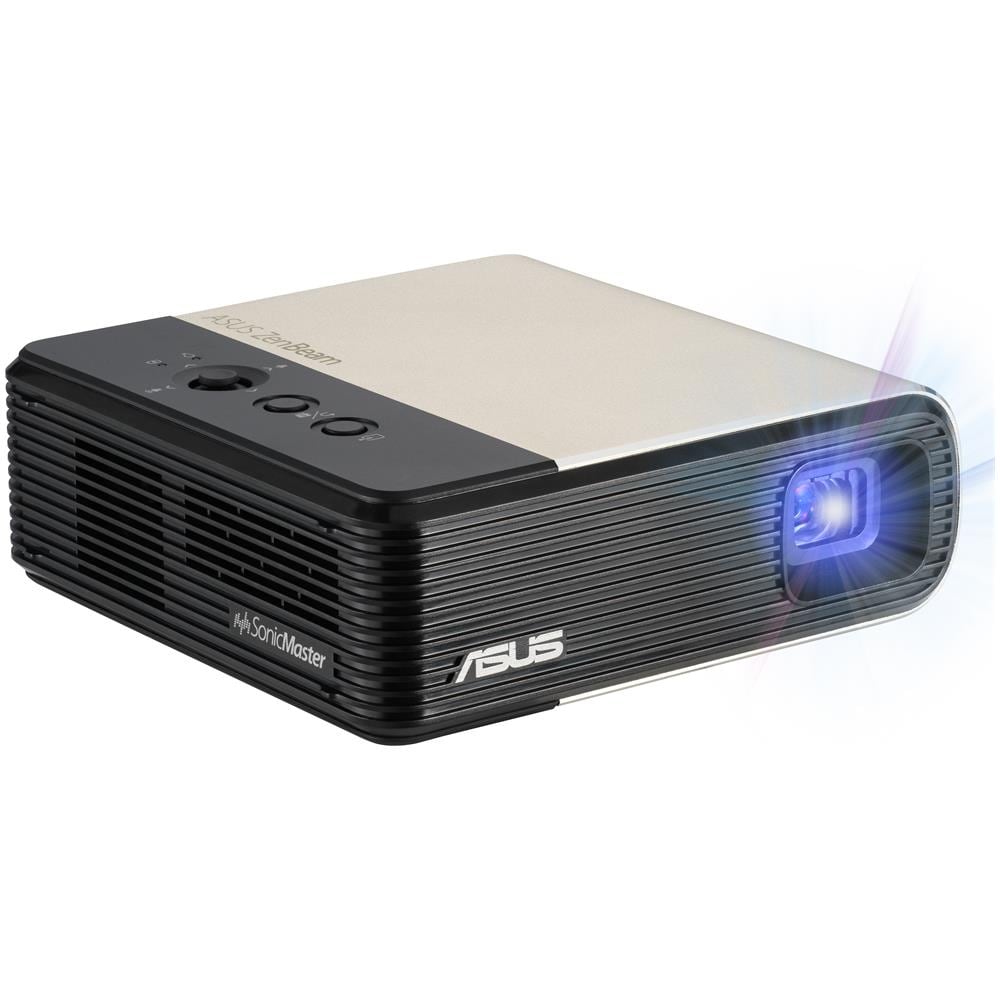 Mini Proiettore Wireless ZenBeam E2 DLP 300 ANSI lumen Rapporto di Contrasto 400:1 WVGA 854 x 480 Pixel Colore Nero / Oro - Foto 2