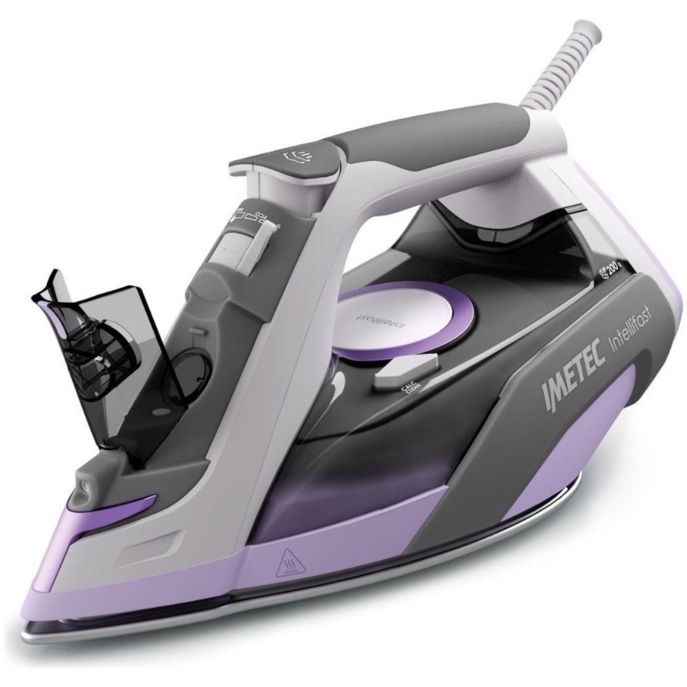 Ferro da Stiro a Vapore Intellifast Capacità 0.3 Litri Potenza 2400 Watt Colore Grigio / Rosa - Foto 8