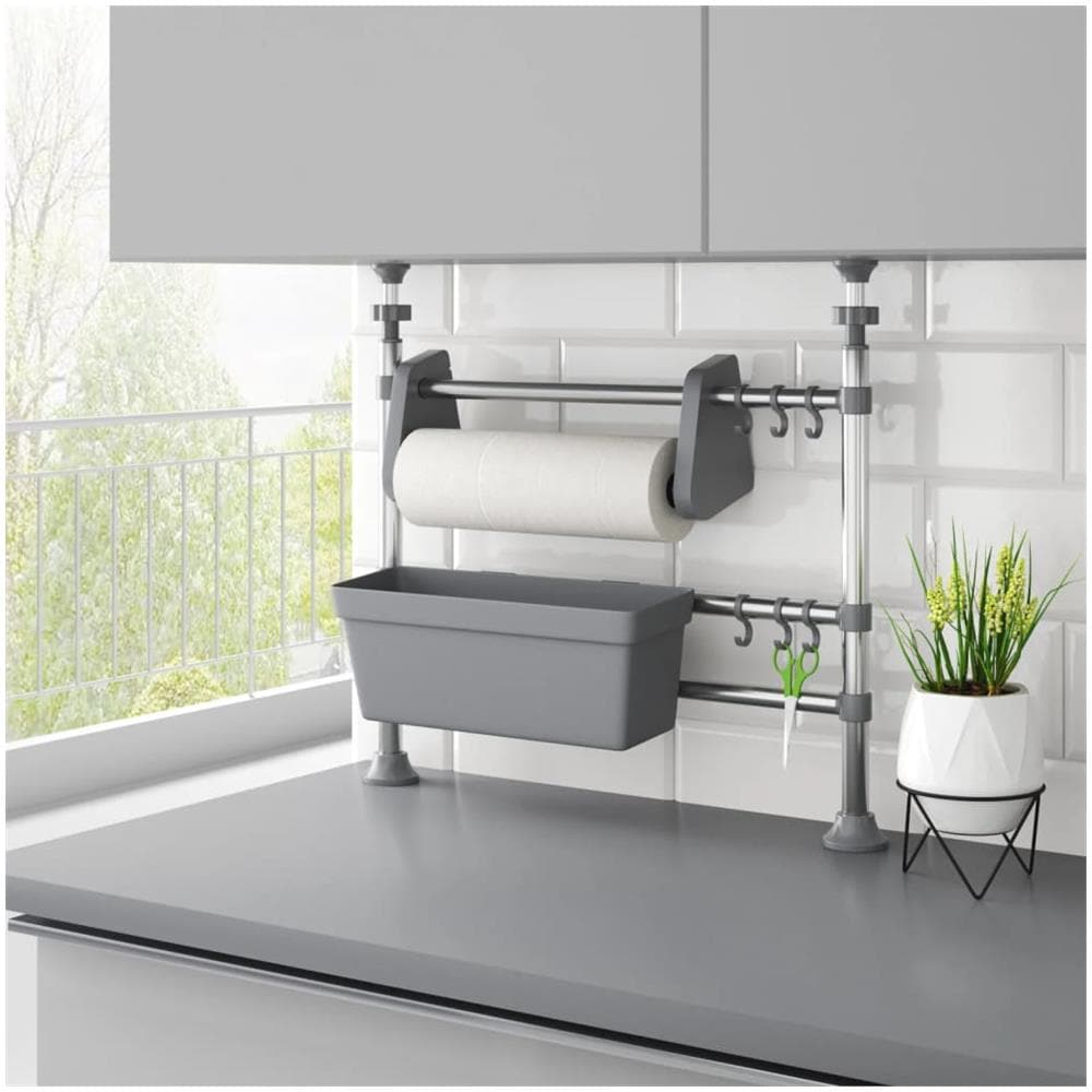 Organizer Da Cucina Regolabile In Alluminio - Foto 1