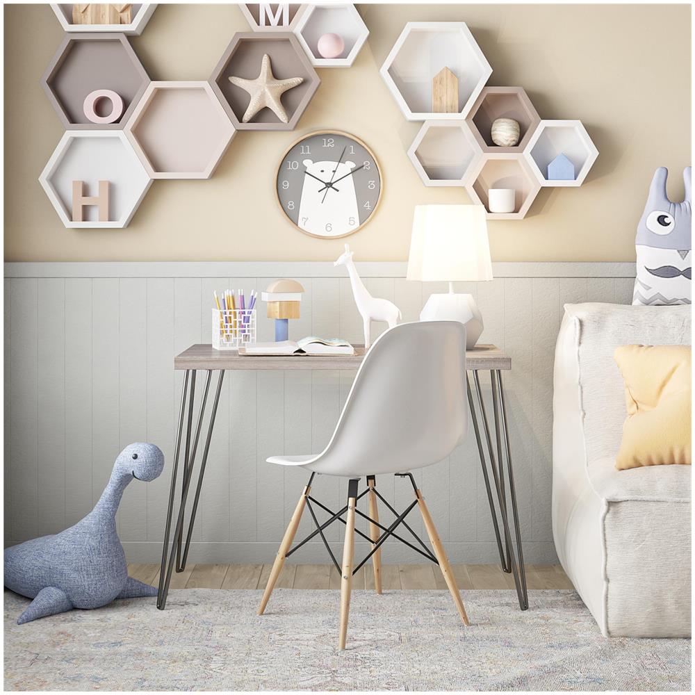 Owen Scrivania Per Computer In Truciolare Laminato Rovere - Foto 6