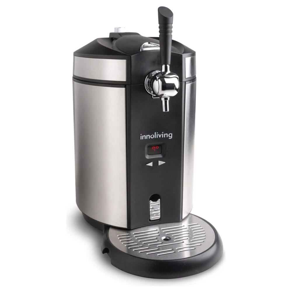 Spillatore Birra INN858 per Fusti da 5 Litri con Display LED Temperatura Regolabile da 2 a 12 °C Potenza 65 W Colore Inox / Nero - Foto 1