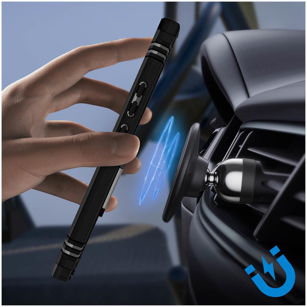 Cover Per Samsung A34 5g Anti-urto Ibrida Anello Sostegno Funzione Supporto Nera - Foto 5