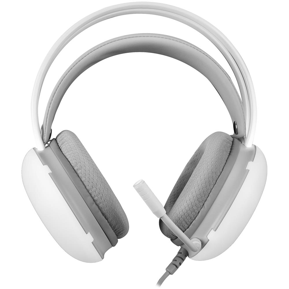 MHGLOW cuffia e auricolare Cablato A Padiglione Giocare USB tipo A Bianco - Foto 2