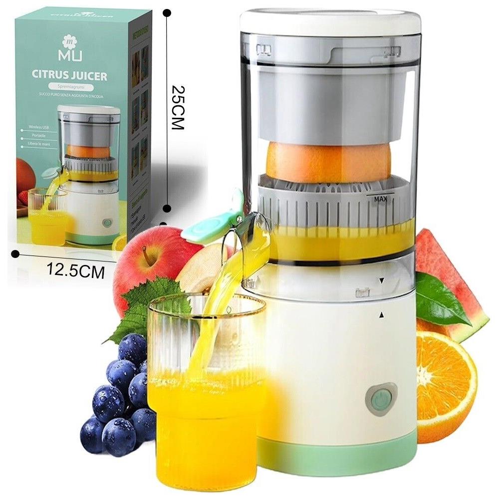 Spremiagrumi Elettrico Automatico A Pressione Portatile Usb Ricaricabile 45w - Foto 1