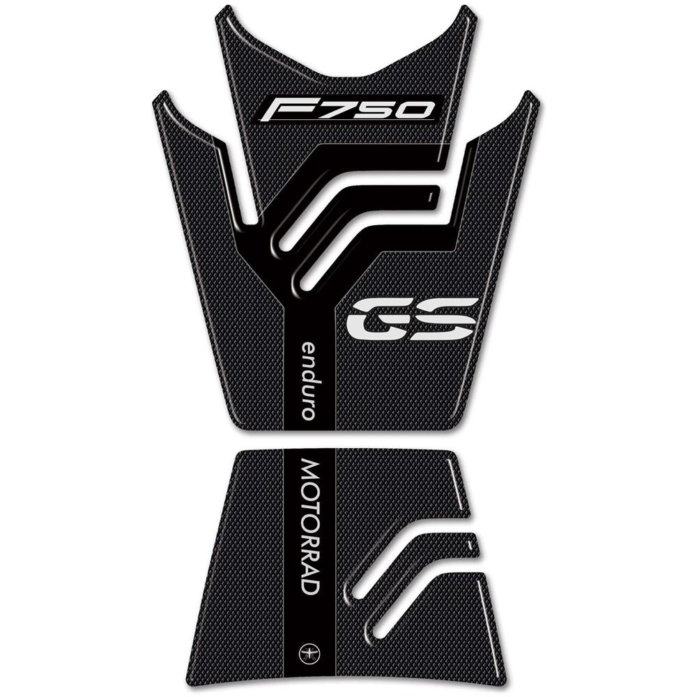 Paraserbatoio 3D Gel Protezione Serbatoio Moto Compatibile Bmw F750 Gs 2018-2024 - Foto 1