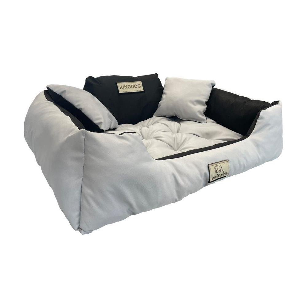 100x75 cm KINGDOG Cuccia per cani impermeabile personalizzabile grigio chiaro - Foto 2