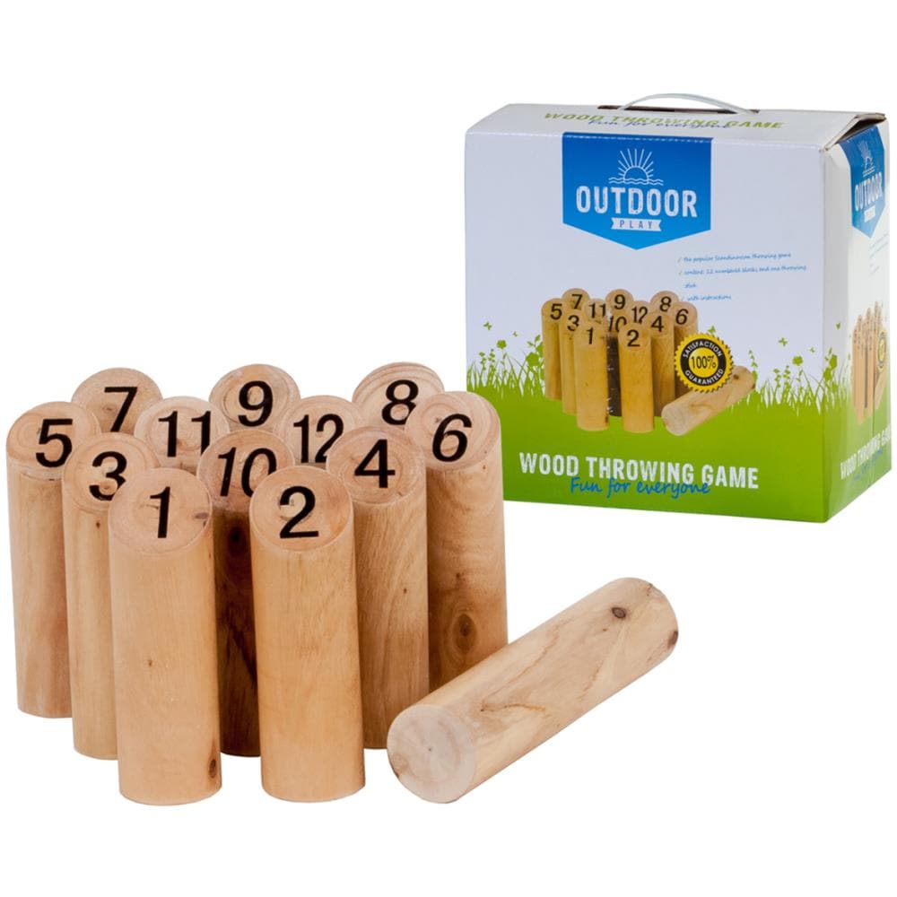 Gioco Kubb Con Numeri Legno - Foto 1