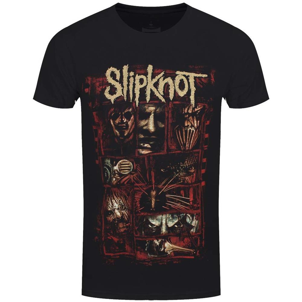 Slipknot: Sketch Boxes (Back Print) (T-Shirt Unisex Tg. S)  - Foto 1