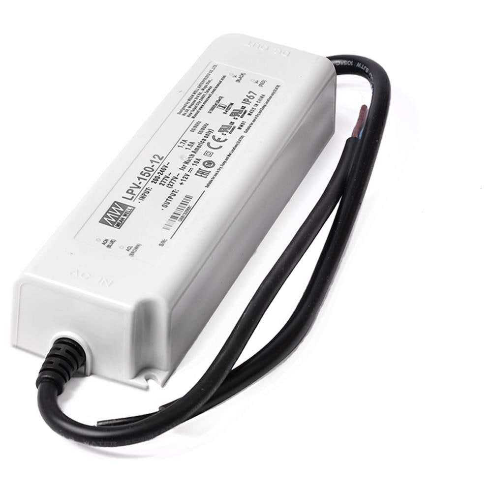 Meanwell Alimentatore Ac / dc Modello Lpv-150-12 Da 150w 12v Trasformatore Switching Impermeabile Ip67 Per Led - Foto 1