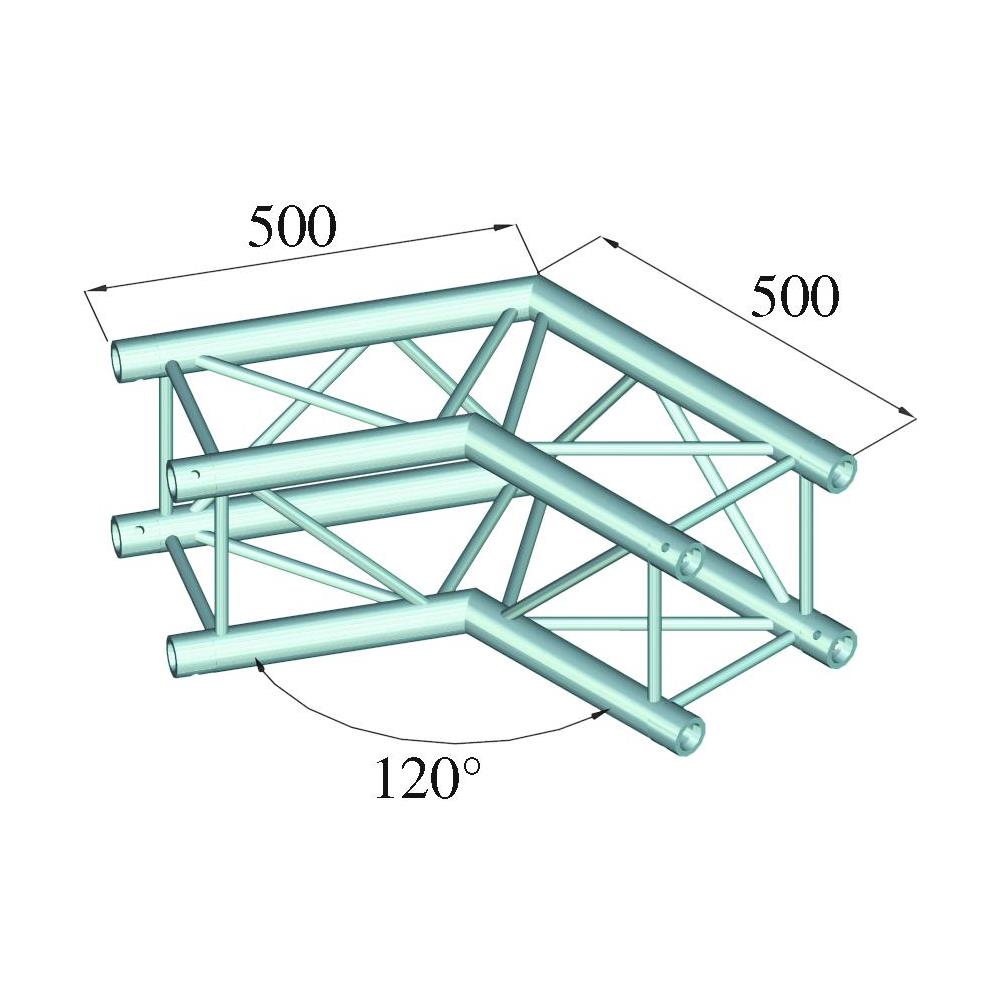 Quadlock 6082c-22 2-way Corner 120° - Foto 2
