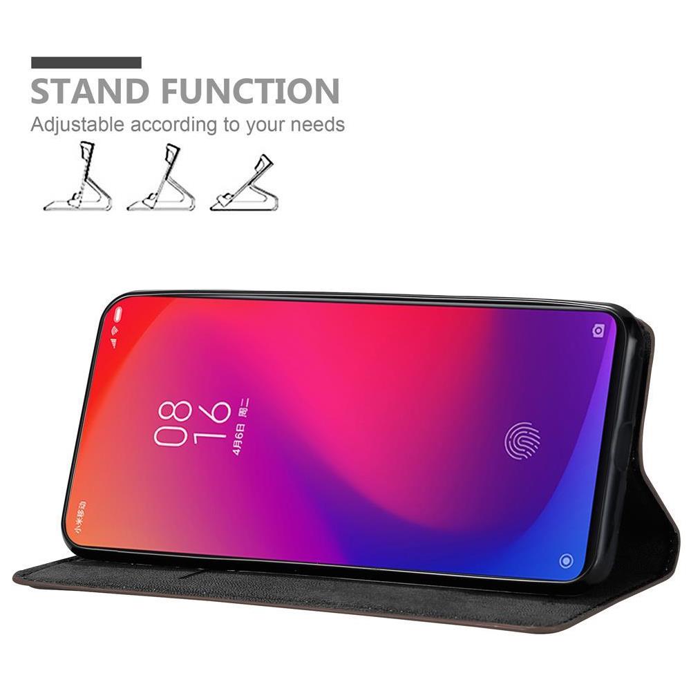 Cadorabo Custodia Compatibile Con Xiaomi Redmi K20 / Mi 9 T In Bruno Caffè - Coperchio Protettiva Con Chiusura Magnetica, Funzione Stand E Tasca Per Le Carte - Foto 2