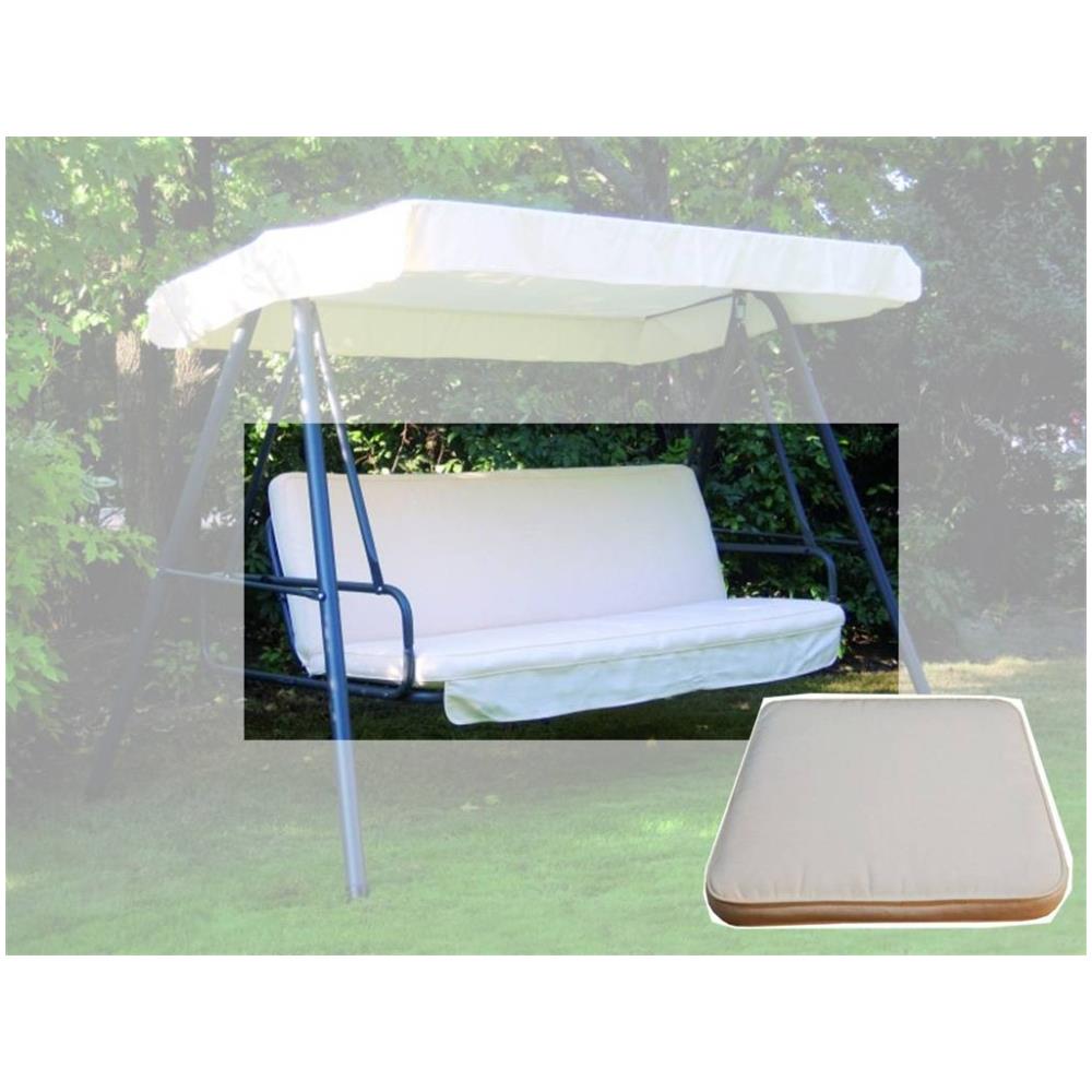 Cuscino Per Dondolo Box Eco 4 Posti. - Rigato Verde - Foto 2