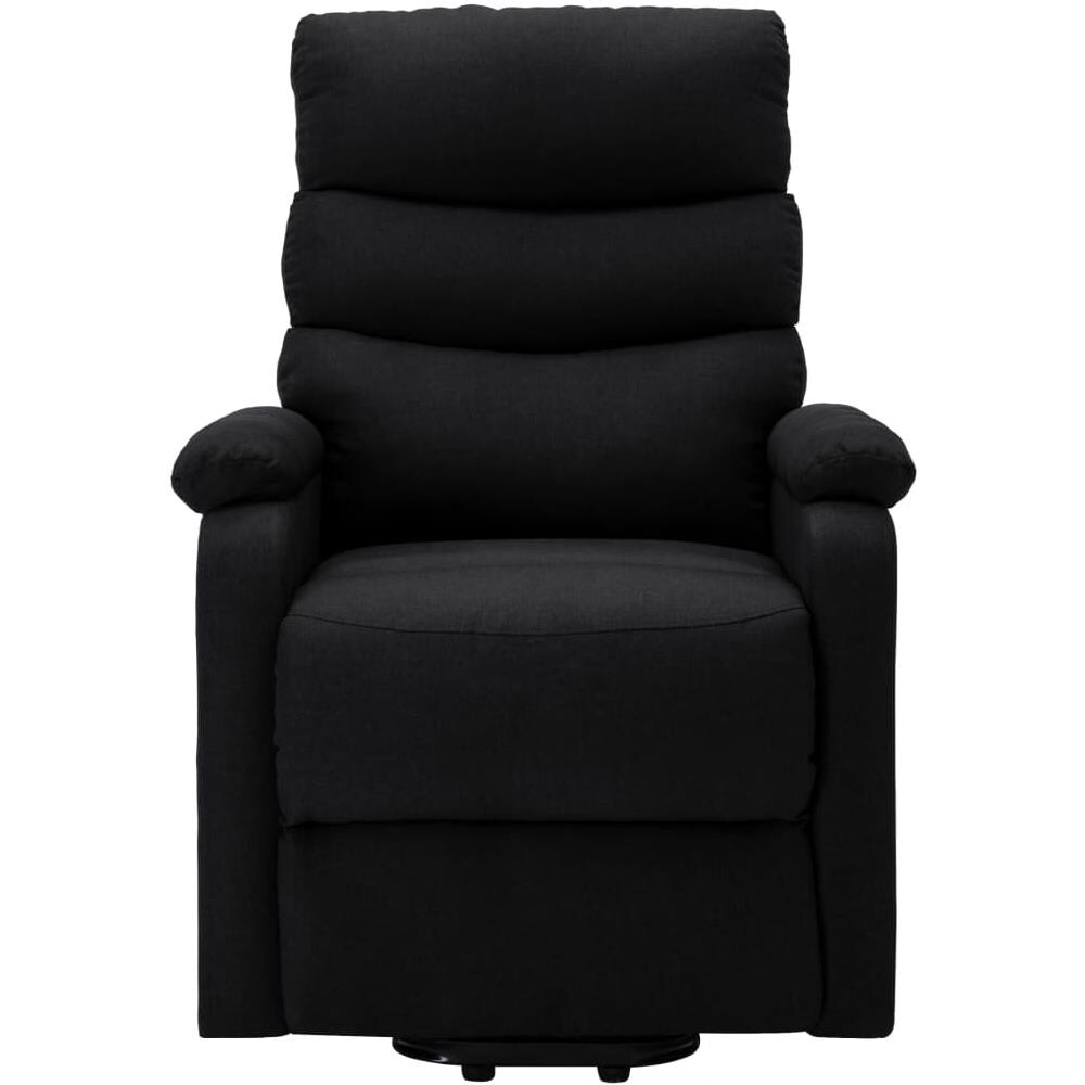 Poltrona Alzapersona Reclinabile Nera in Tessuto - Foto 3