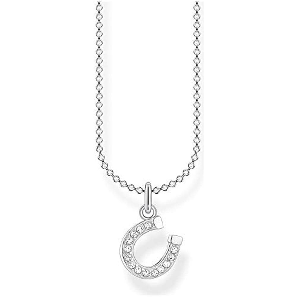 , Collana Da Donna A Ferro Di Cavallo In Argento Sterling 925, Lunghezza 36-38 Cm - Foto 1