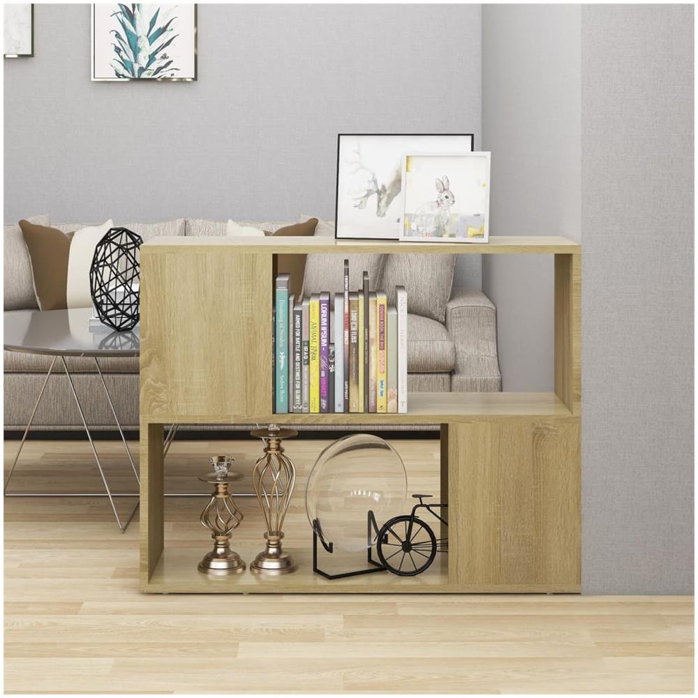 Mobile Porta Tv Rovere Sonoma 80x24x63 Cm In Truciolato - Foto 1