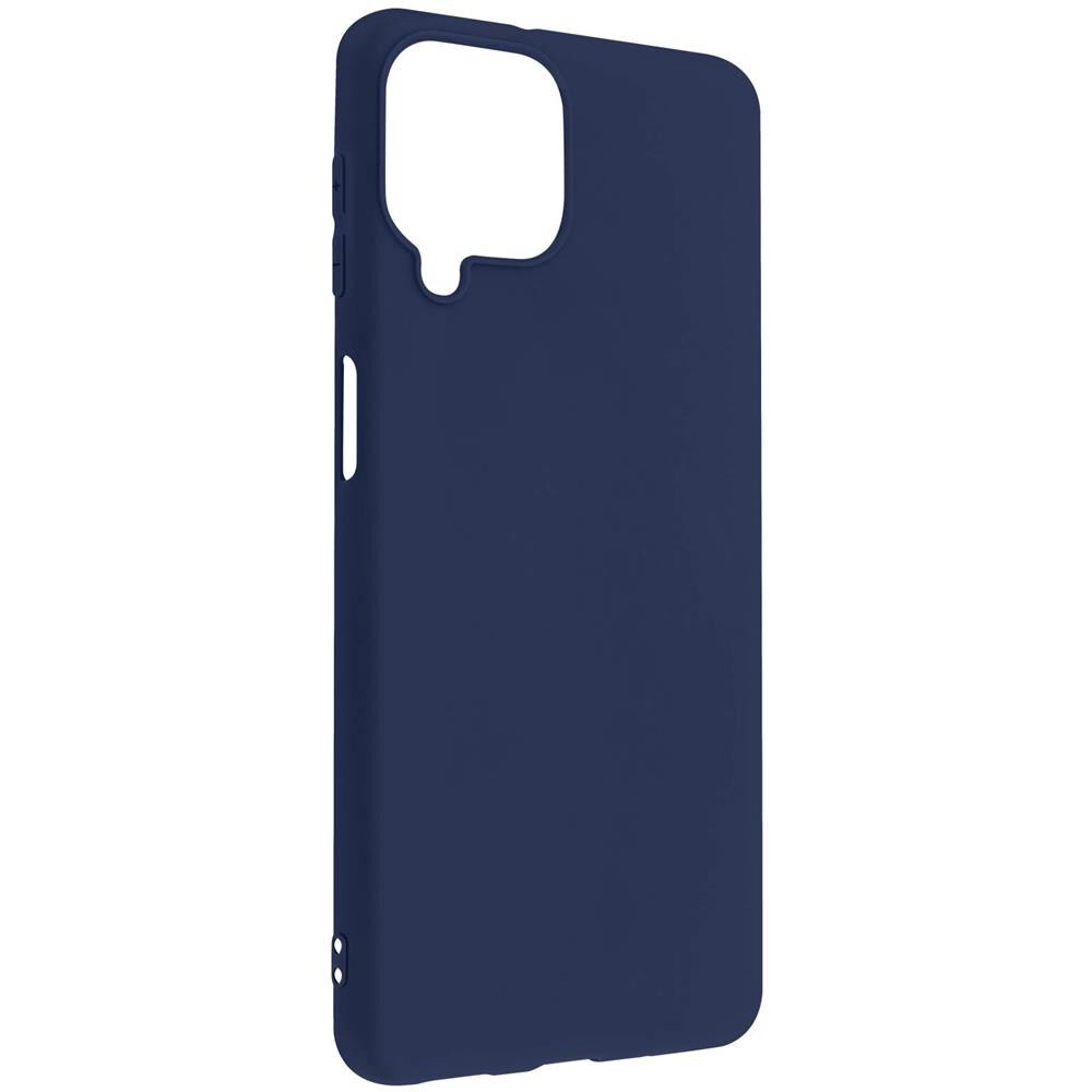 Cover Samsung Galaxy M53 5g Silicone Flessibile Finitura Opaca Blu Notte - Foto 1