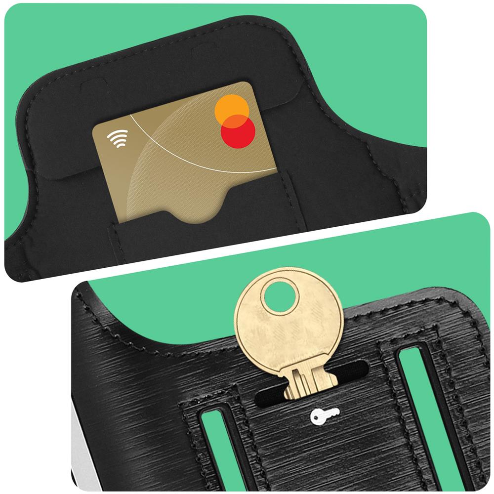 Fascia Da Braccio Sport Per Smartphone 7'' Anti-traspirante Portacarte - Foto 2