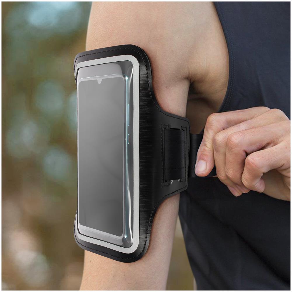 Fascia Da Braccio Sport Per Smartphone 7'' Anti-traspirante Portacarte - Foto 5
